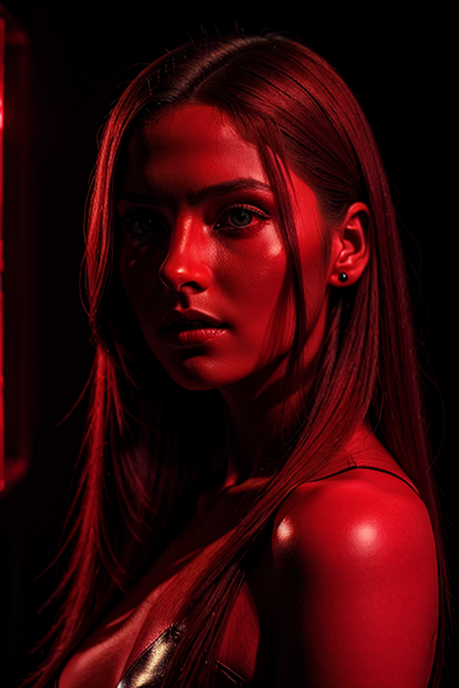 red eyes pic girl aesthetic